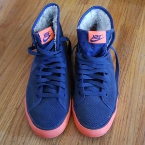 Nike Limited Edition Fur Lined High Tops Women's 8